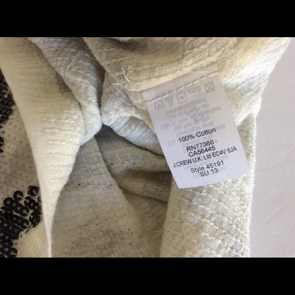 J. CREW SEQUIN ZIG ZAG TANK TOP XS - Picture 8 of 8